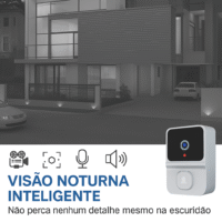Campainha de vídeo inteligente WIFI com visão noturna c (2)