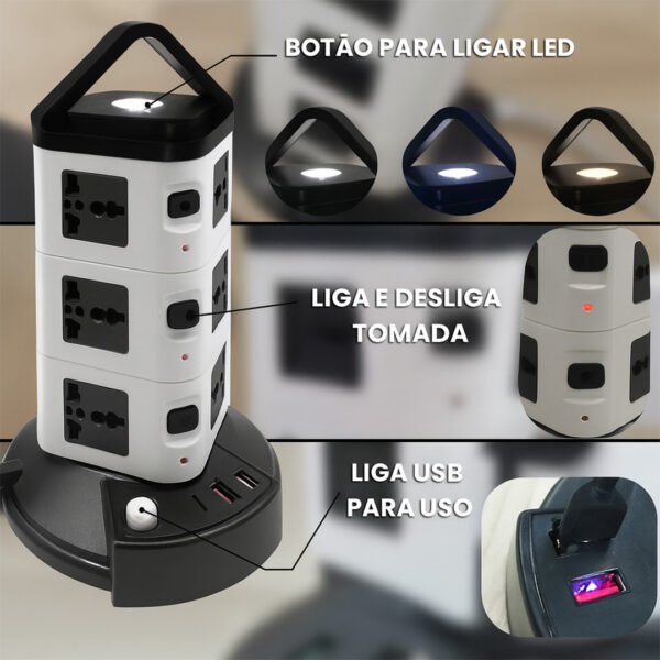 Segunda imagem deTorre de 3 ANDARES 12 Entradas Universais